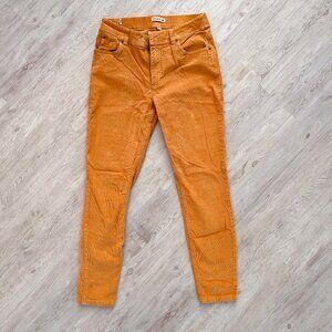 Toad&Co Karuna Corduroy 5-Pocket Skinny Pants / Rust Yellow